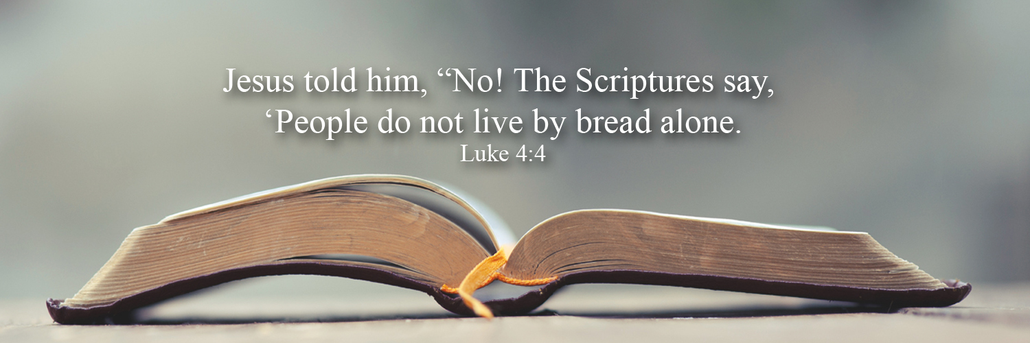 Man lives by the word of GOD